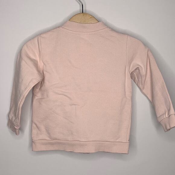 H&M Pink Zipper Sweatshirt - Picture 2 of 4